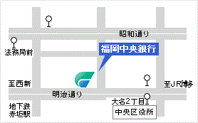 福岡中央銀行マップ