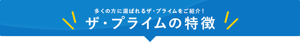 多くの方に選ばれるザ・プライムをご紹介！ザ・プライムの特徴